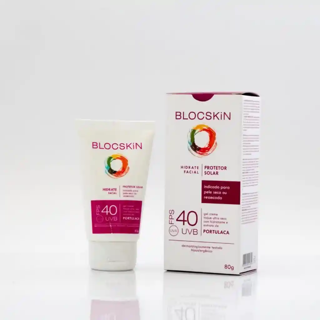 Blocskin Fps 40 Hidratante - 80 Gr - Pele Seca
