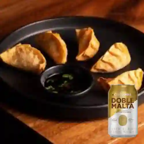Combo Gyozas + Club Colombia Doble Malta Lta 330ml