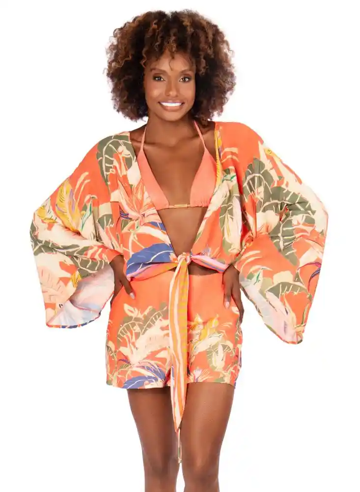 Salida de Baño Short S-coral