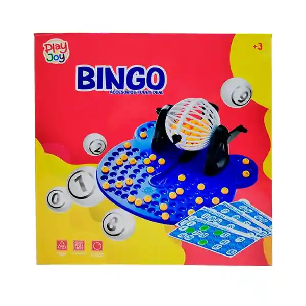 Play And Joy Juego de Mesa Bingo Con Accesorios Funny Deal