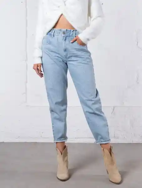 Jean Raf Mujer Azul Índigo Claro Talla 10 Naf Naf