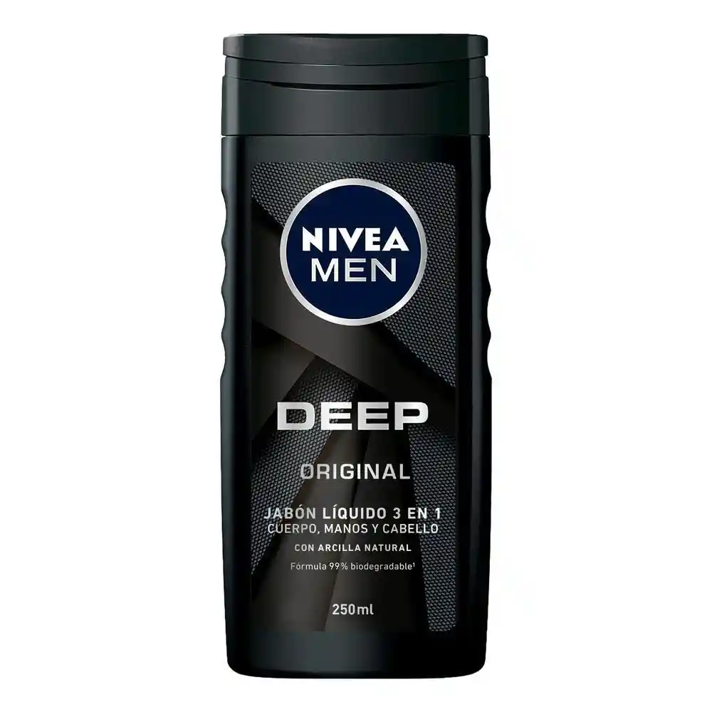 Jabón Corporal Nivea Men Deep (250 Ml)