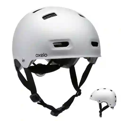 Oxelo Casco de Patinaje Para Adulto Gris L mf500