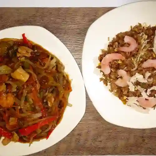 Chaow Fan, Chop Supey y 4 Nuggets