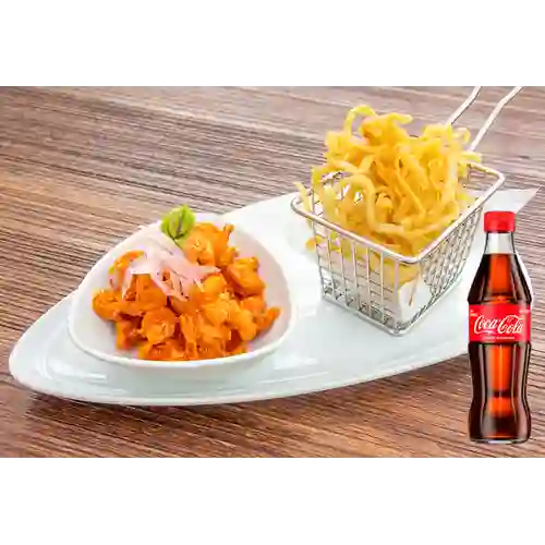 Combo Chcharron de Camarones +Cocacola Orig 300ML