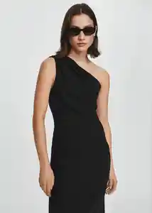 Vestido Naty Negro Talla 18 Mujer Mango