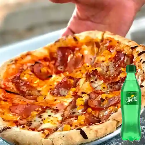 Combo Pizza de Carnes Personal +Sprite Orig 400ml