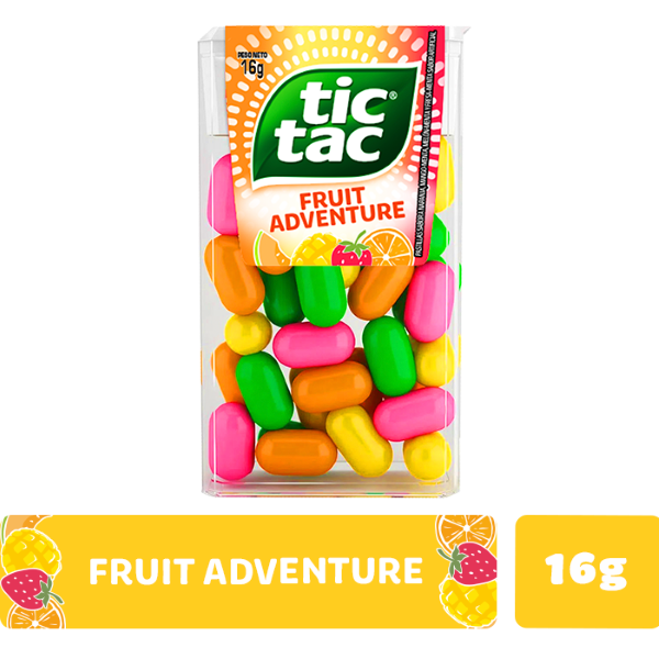 Tic Tac Caramelo Fruit Adventure 33g