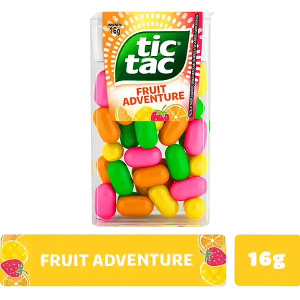 Tic Tac Caramelos de Mentas Fruit Adventure

