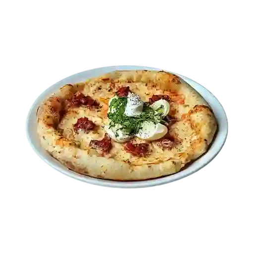 Pizza Burrata y Tomates Rostizados