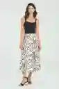 Falda Cikoya Color Marfil Talla 14 Ragged