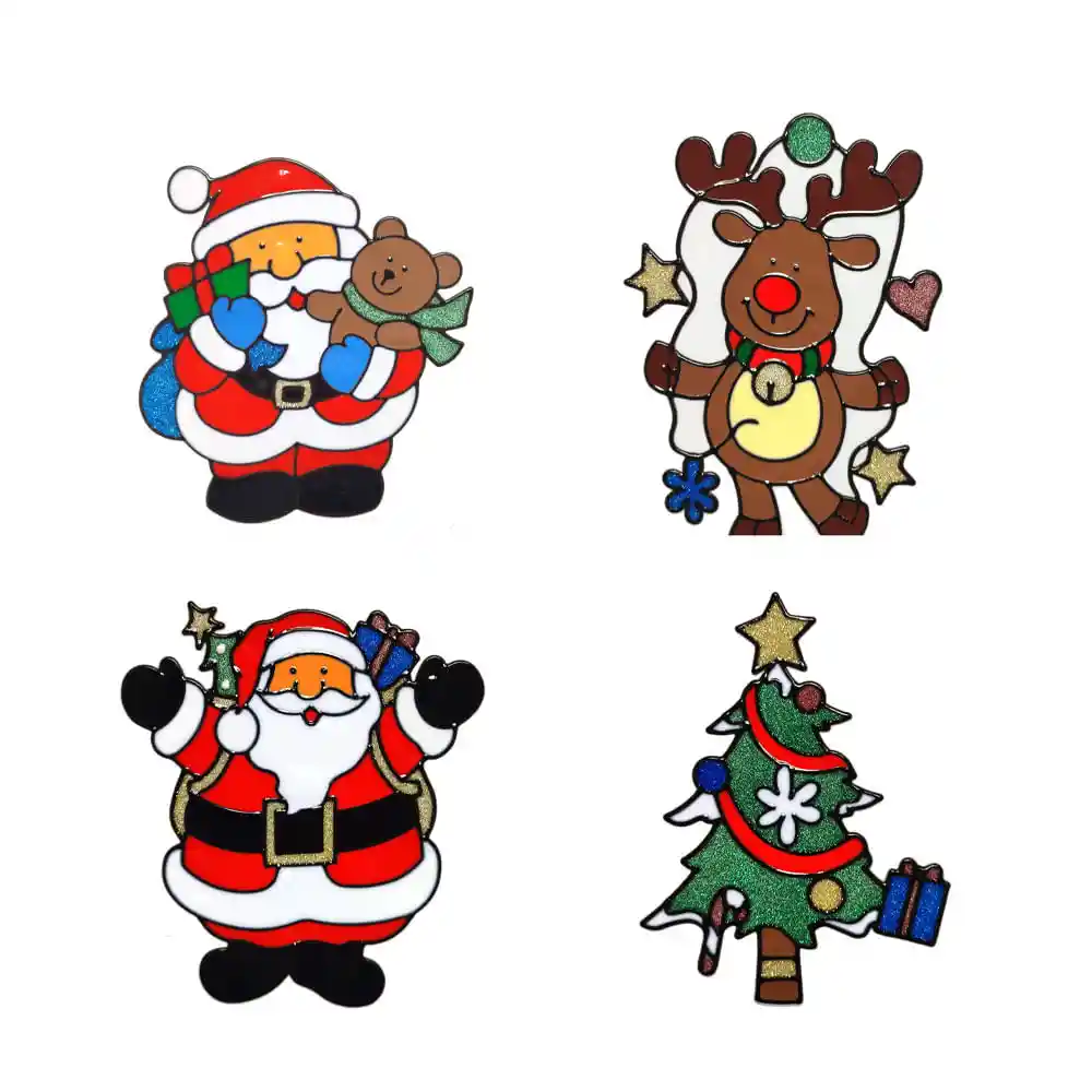 Sticker Para Ventana Tamaño M Con 4 Colores Krea