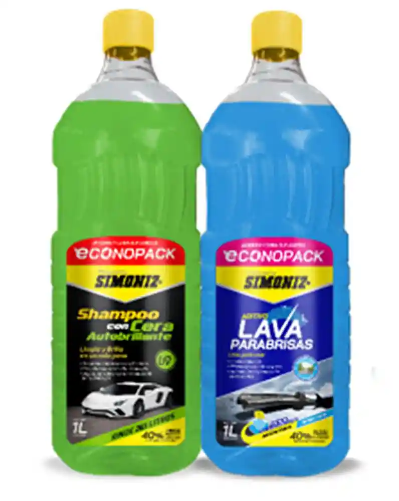 Shampoo Con Cera Econopack Lt+aditivo Lavaparab Simoniz 209410