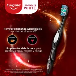 Colgate Cepillo Dental Luminous White Lovers Café