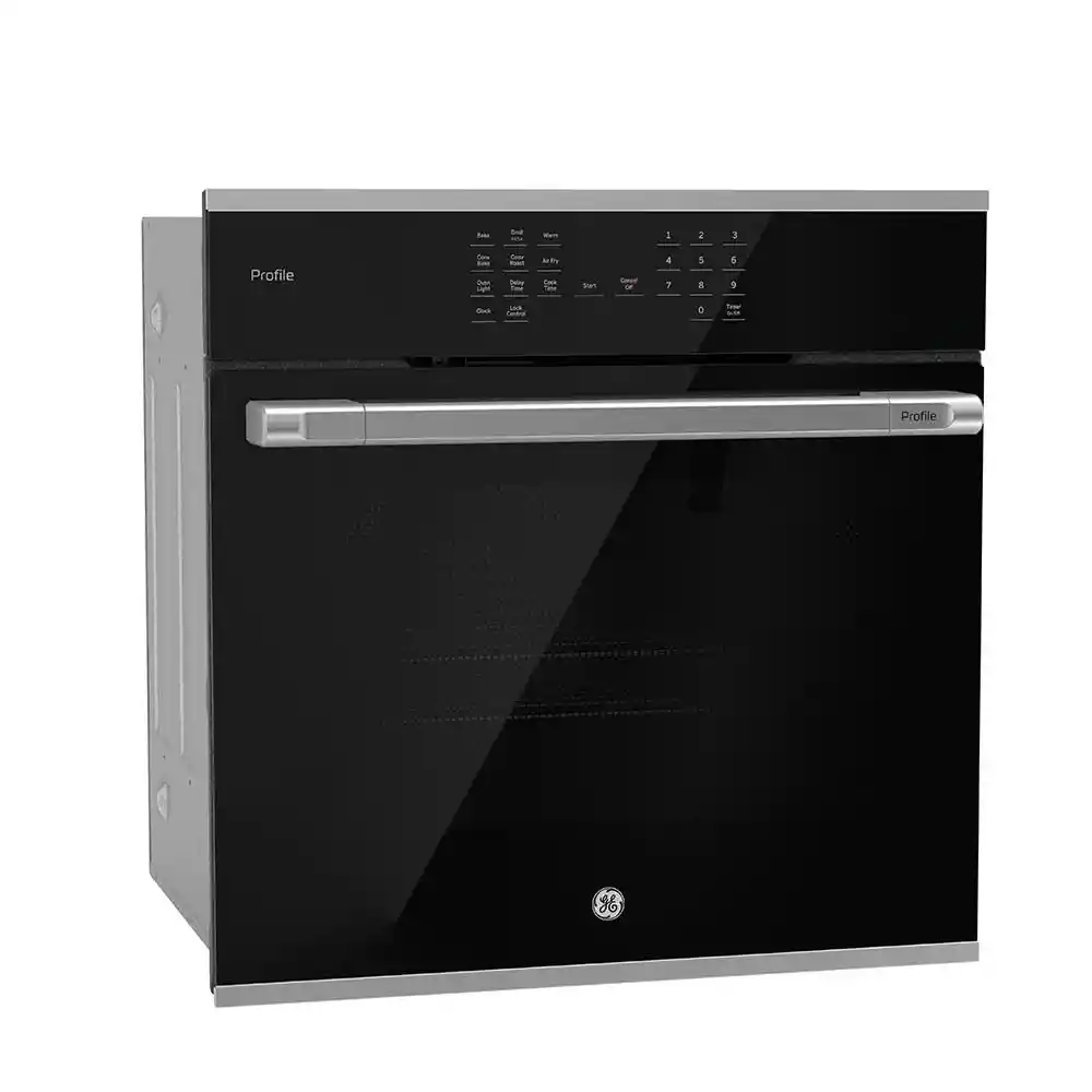 Horno Eléctrico de Convección Acero Inoxidable Con Vidrio Negro Ge Hgp6065ewai1