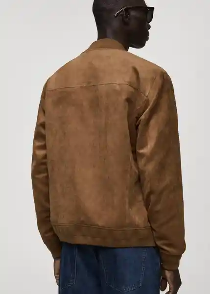 Chaqueta Bero Cognac Talla XL Hombre Mango