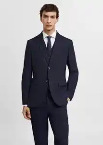 Blazer Americana Brasilia Navy Talla 48 Hombre Mango