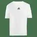 Adidas Camiseta Small Logo Mujer Blanco Talla S Ref: IW4983