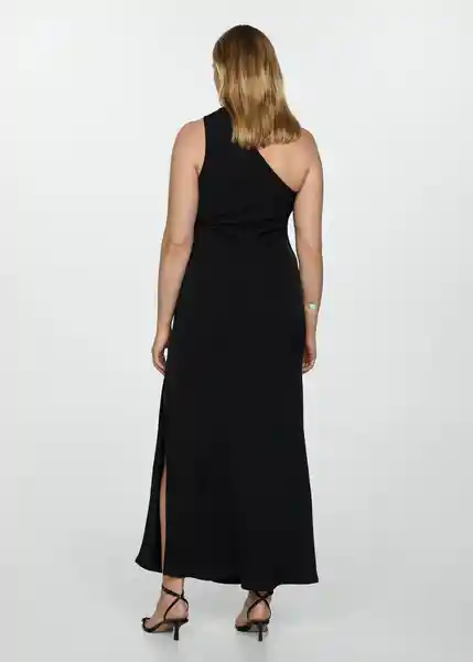 Vestido Felisa Negro Talla 18 Mujer Mango