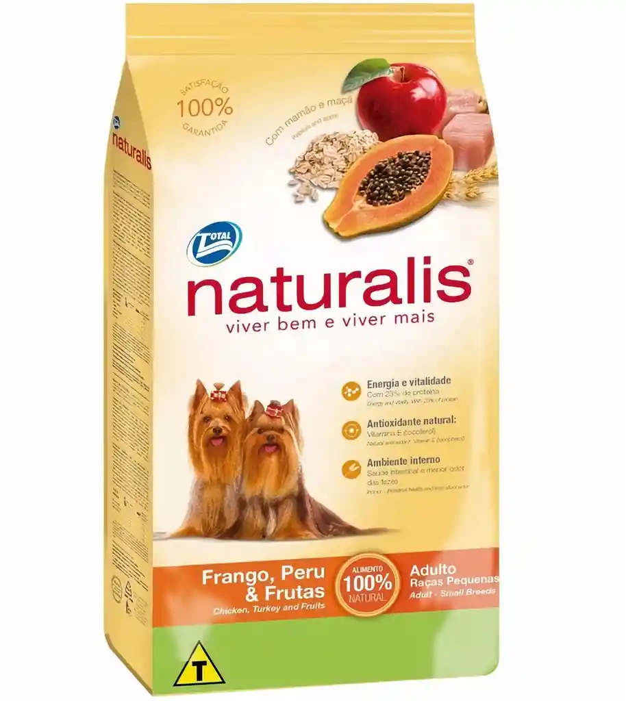 Naturalis Alimento Para Perro Adulto Razas Pequeñas 15 Kg