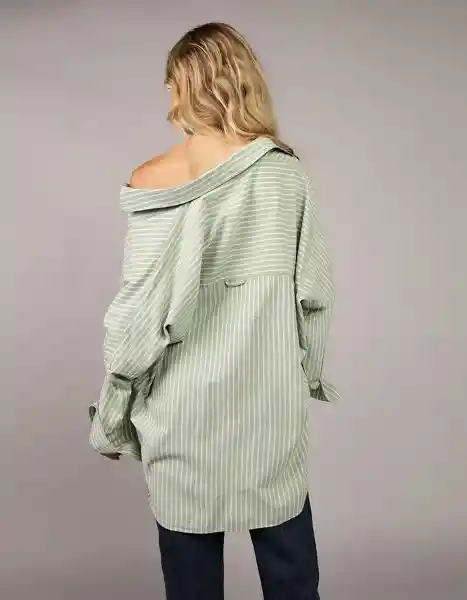 Camisa Mujer Verde Talla XX-SMALL 5223300 American Eagle