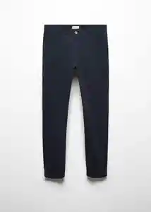 Pantalón Chinos Navy Talla 18 Teen Niños Mango