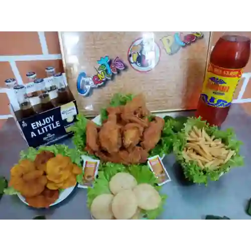 Pollo Broaster + Gaseosa