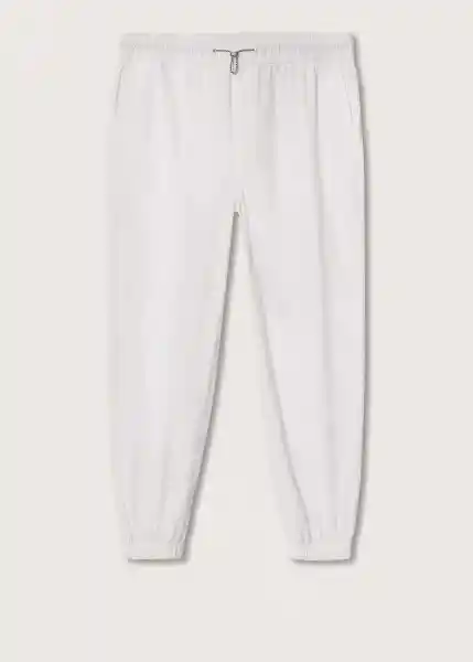 Pantalón Genova Off White Talla 42 Hombre Mango