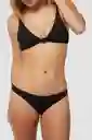 ONeill Top Bikini Saltwater Solids Pismo Negro Talla XS