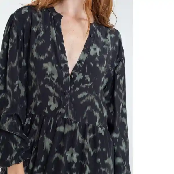  Vestido Camacupa Mujer Negro Puro Ultra Oscuro Talla S Naf-Naf 