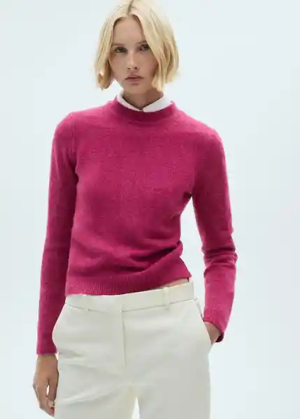 Jersey Seedsun Fucsia Talla XS Mujer Mango