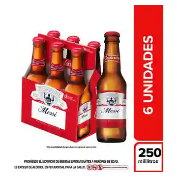 Budweiser Six Pack 250 ml