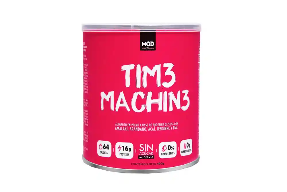 Time Machine Suplemento a Base de  Proteína de Soya con Stevia