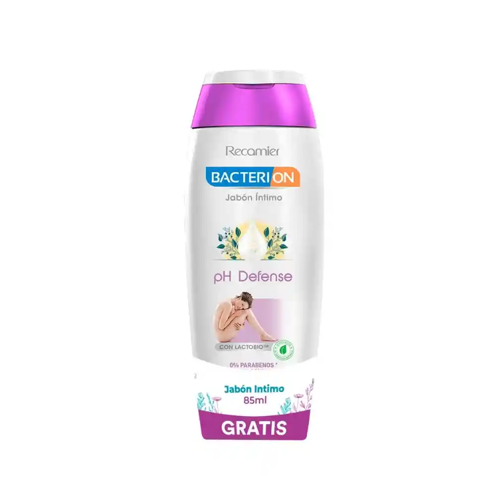 Oferta Jabon Intimo Bacterion Ph Neutro Frasco 220ml+85ml