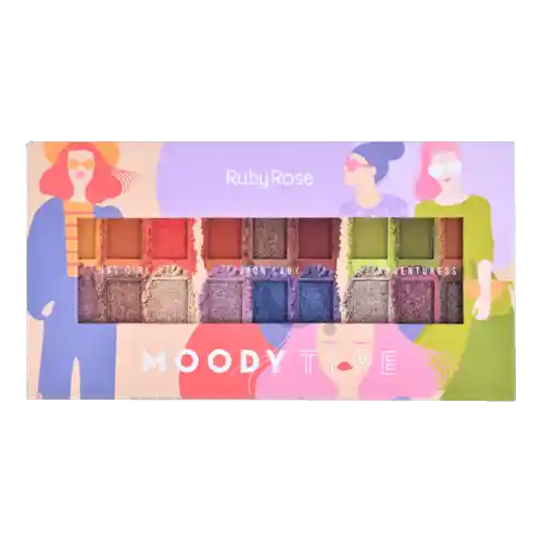  RUBY ROSE Paleta De Sombras Moody Type 