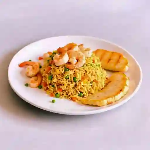 Arroz Chino Especial con Camarones