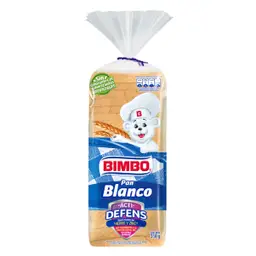 Bimbo Pan Tajado Blanco Actidefensis350 G