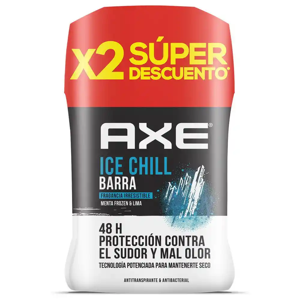 Axe Antitranspirante en Barra Ice Chill
