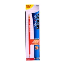 Mirado Paper Mate Lapices Color Rojo