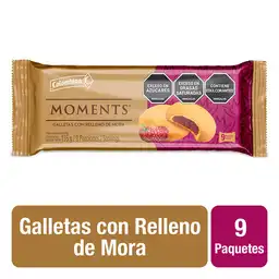 Moments Galletas Rellenas Sabor a Mora