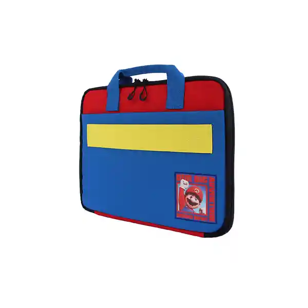 Maleta Para Lap Top Serie Mario Bros Azul Miniso