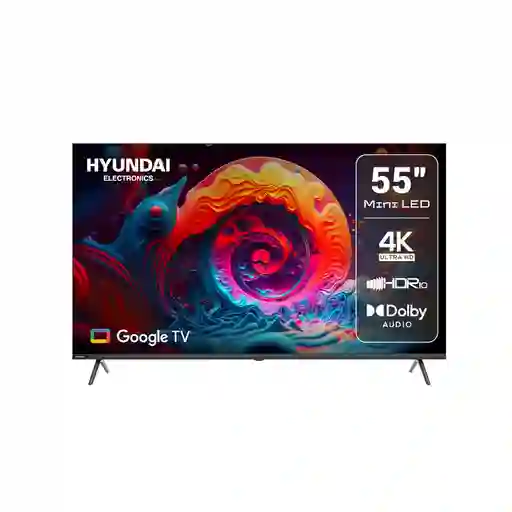 Smart Tv Miniqled Uhd 4k 55" Hyundai Hyled5530qmg Televisor Hyundai Miniqled Smart Uhd 55" Hyled5530qmg Google Tv Uhd 4k