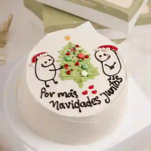 Mini pastel - por más navidades juntos