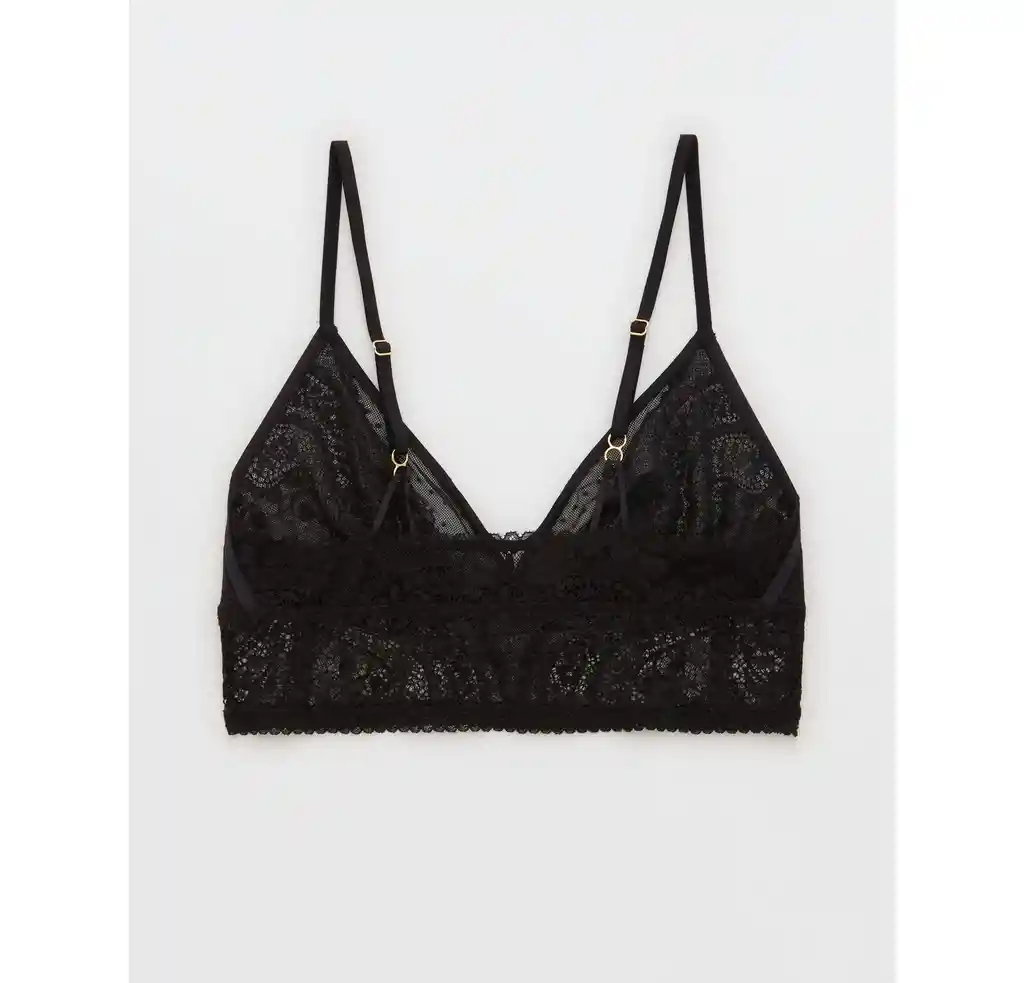 Bralette Negro Paisley Medium American Eagle