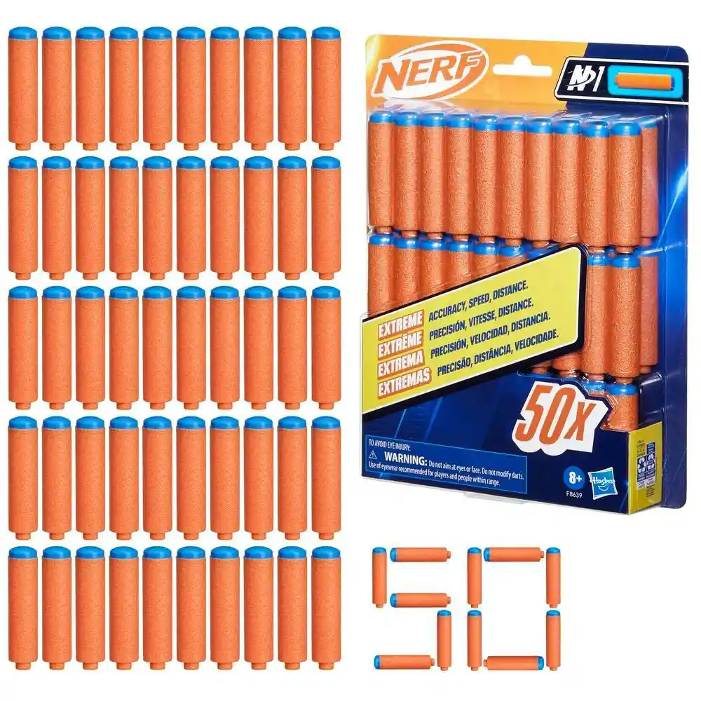 Dardos N Series 50 Unidades Nerf
