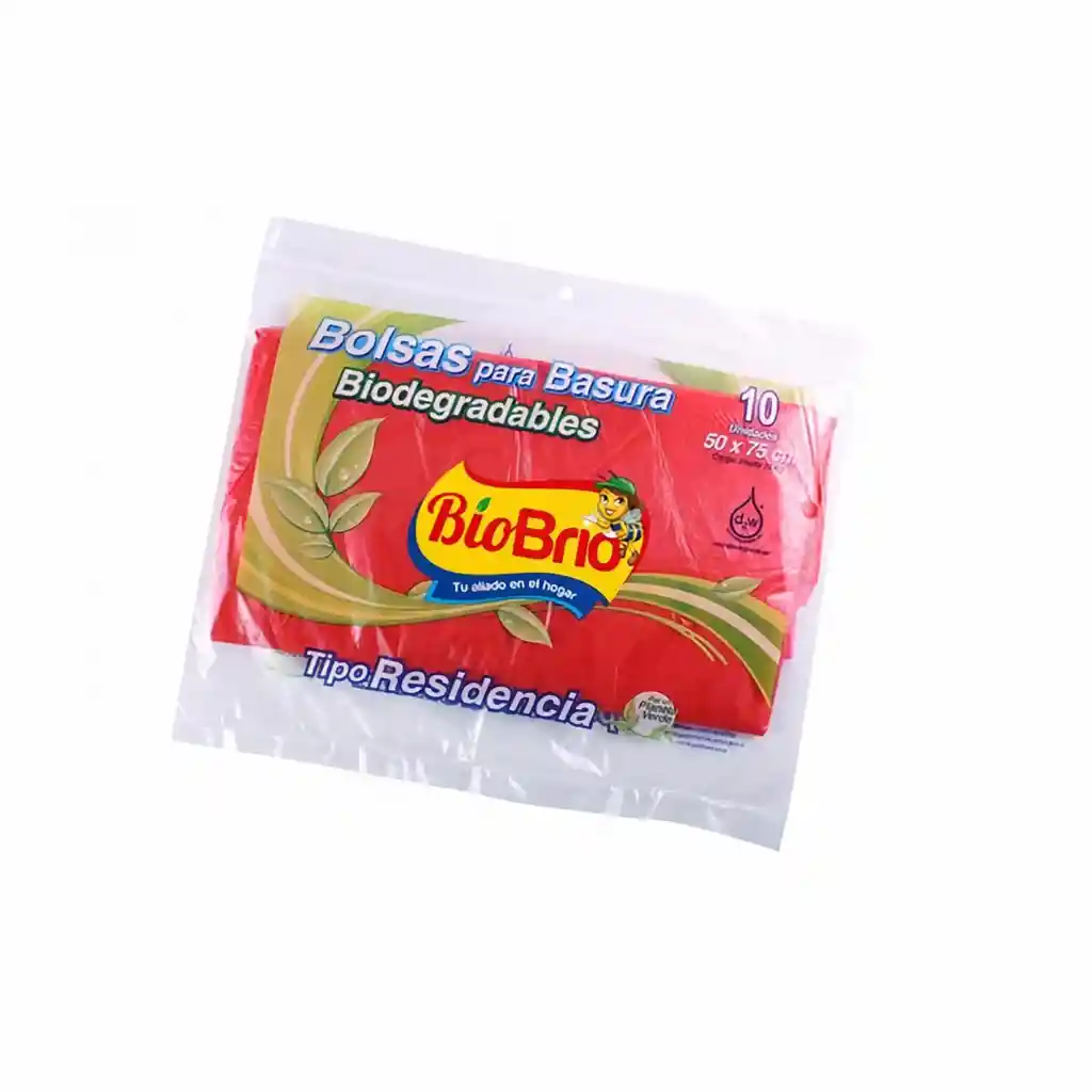 BioBrioBolsa Basura Roja