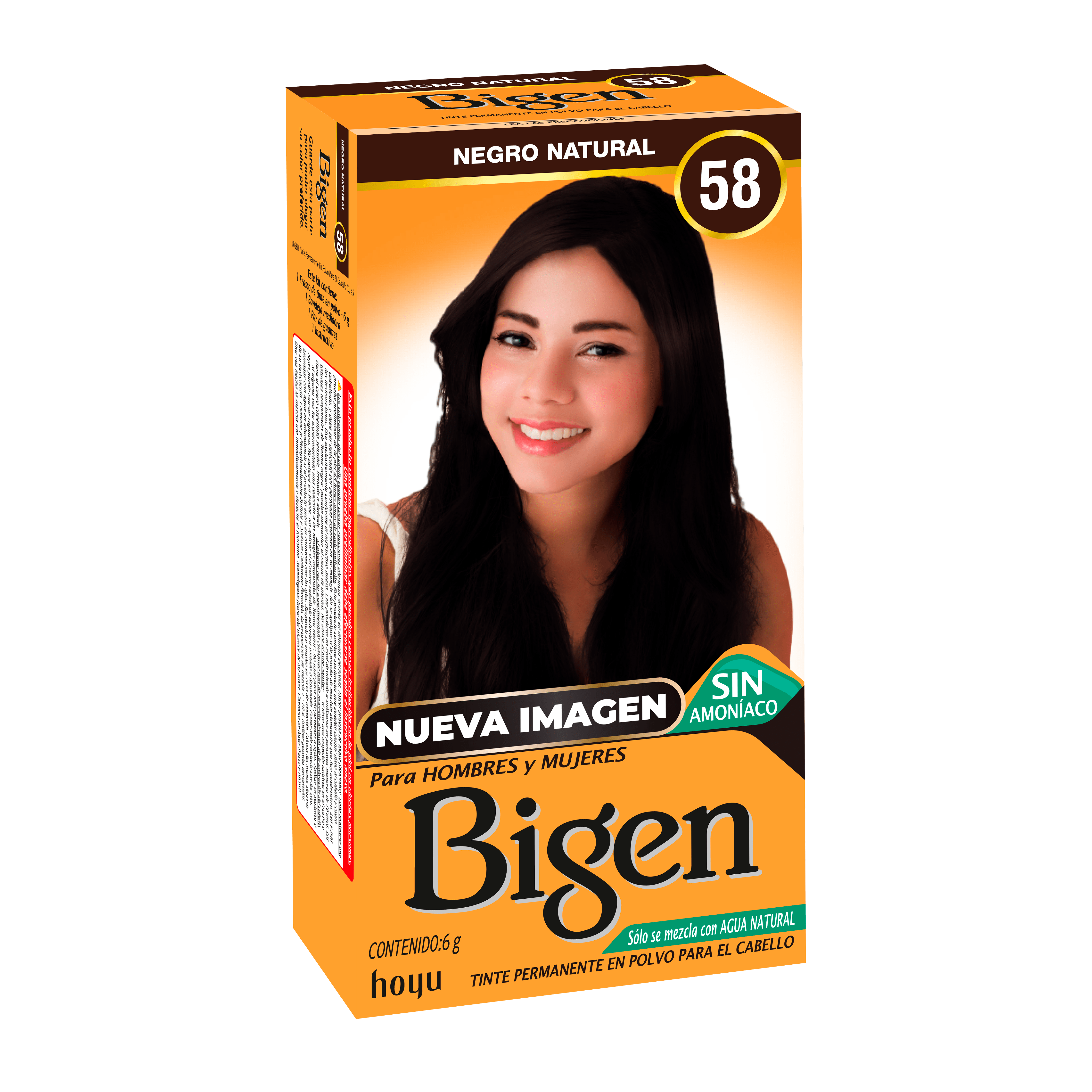 Bigen Tinte Color Negro Natural 58