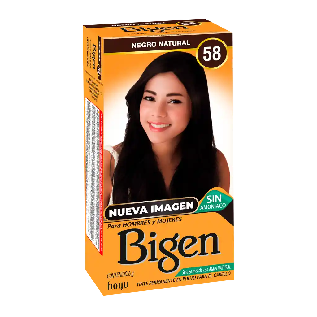 Bigen Tinte Color Negro Natural 58