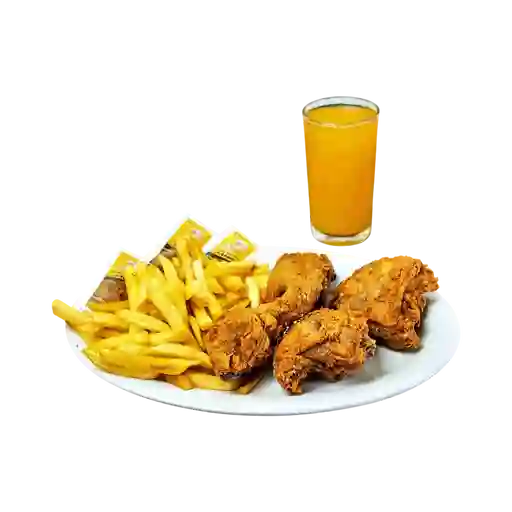 Personal 1/2 Pollo Broaster + Bebida Dia