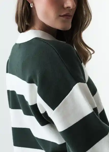 Tejido Mujer Verde Hidai Ultraoscuro Talla S 483G060 Naf Naf